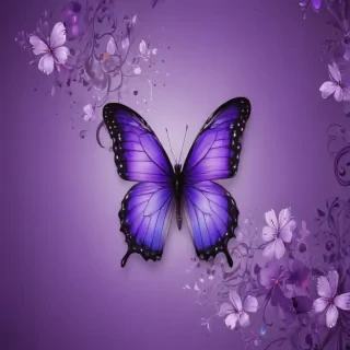purple wallpapers butterfly
