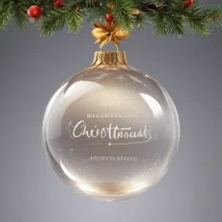 transparent merry christmas