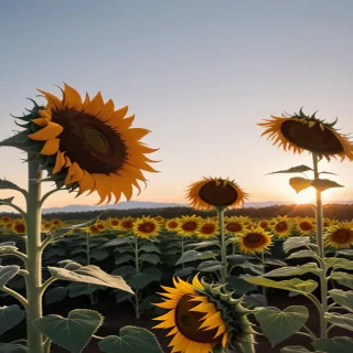 aesthetic sunflowers