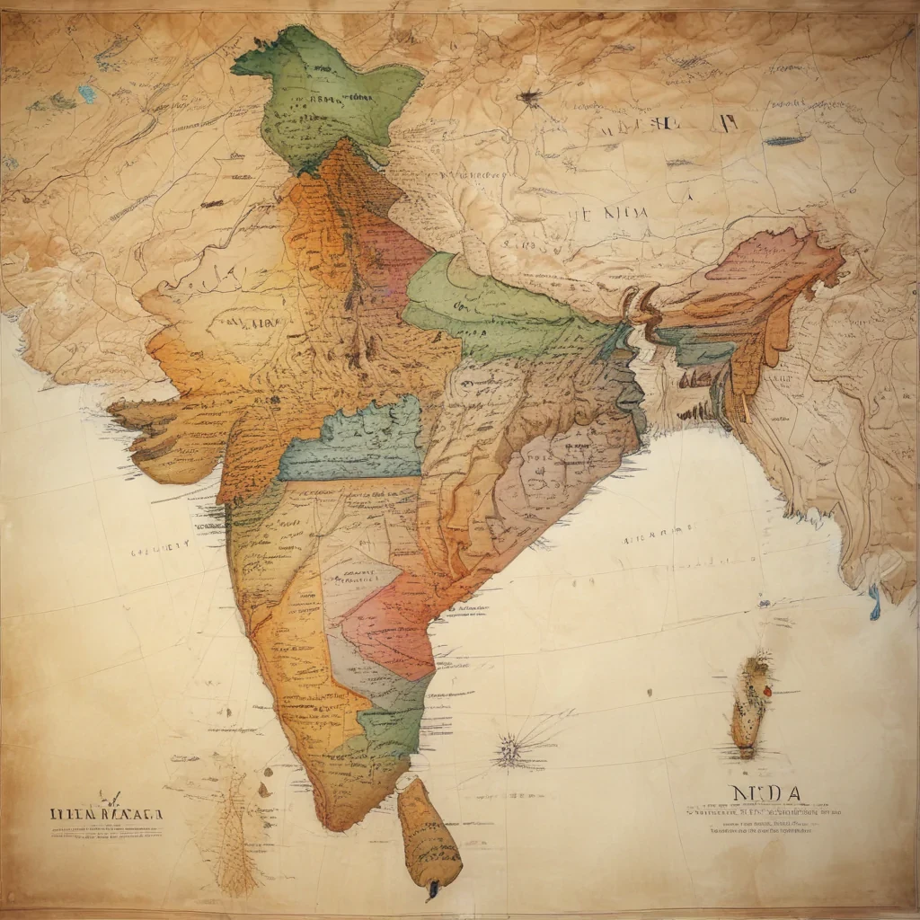 map of india