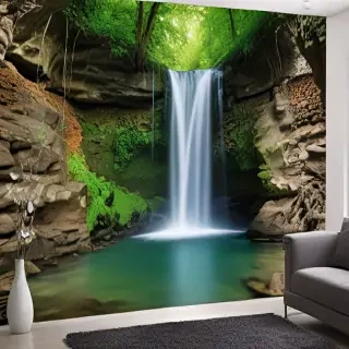 water fall wall paper
