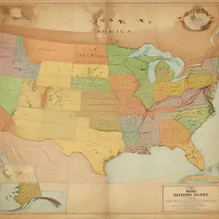 map of united states of america