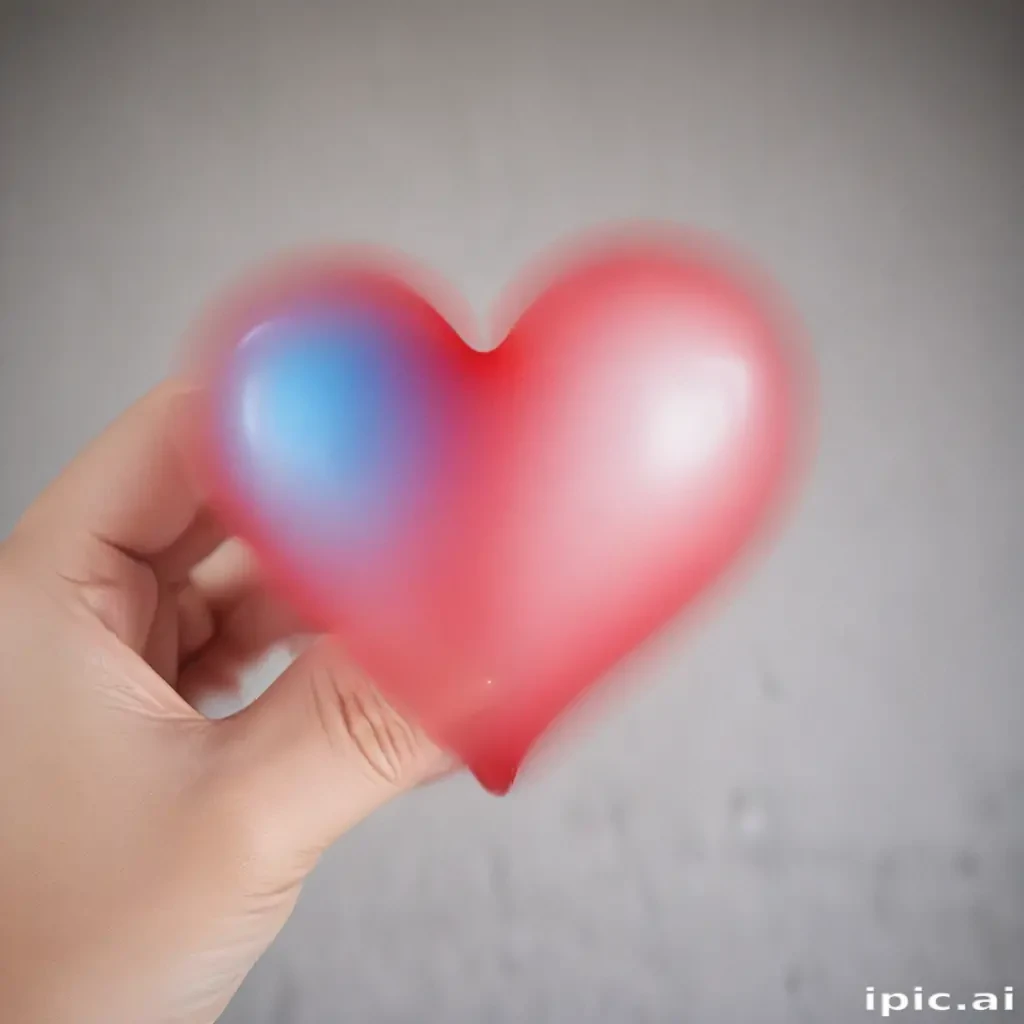 blurred heart