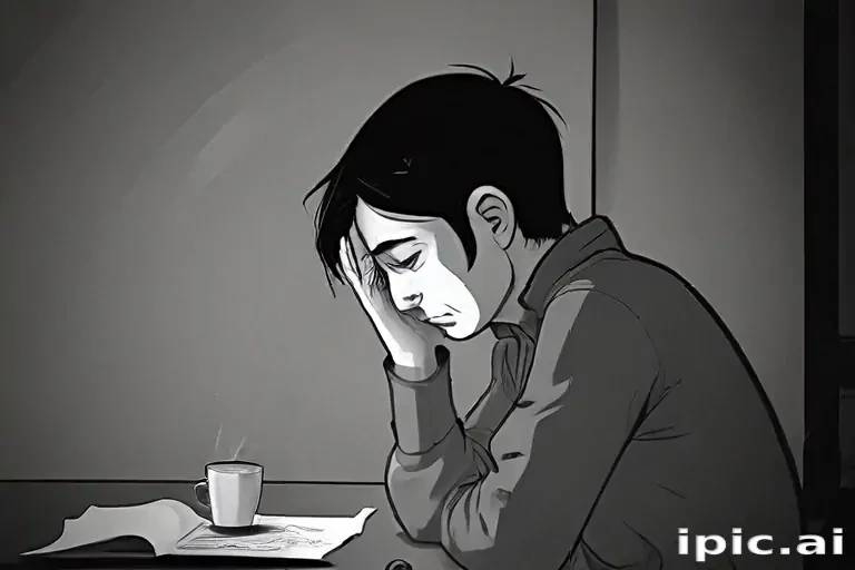 cartoon images of depression