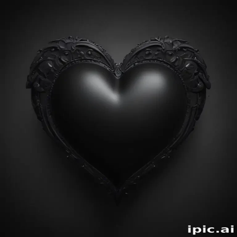 black heart background