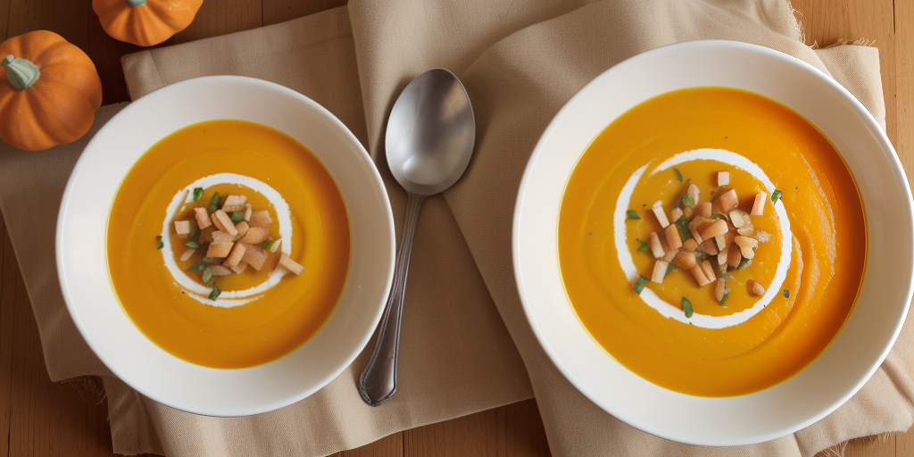 butternut squash soup with chicken