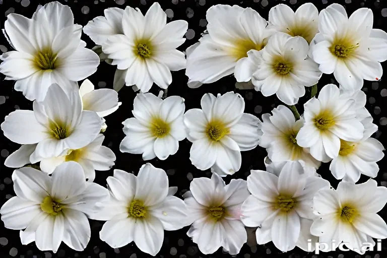 white flowers png transparent