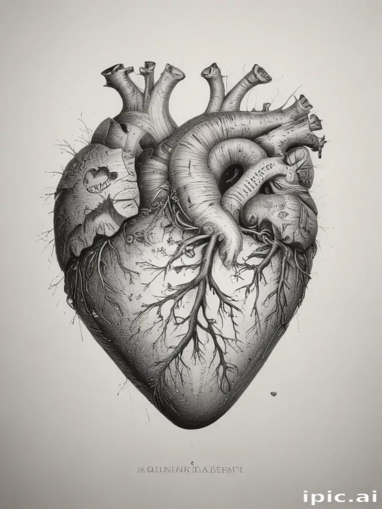 hand drawn heart