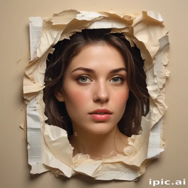 torn paper transparent