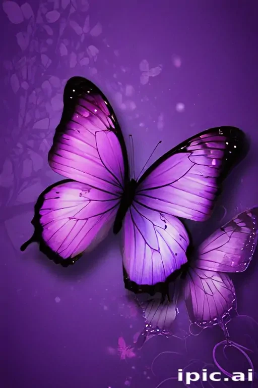 purple wallpapers butterfly
