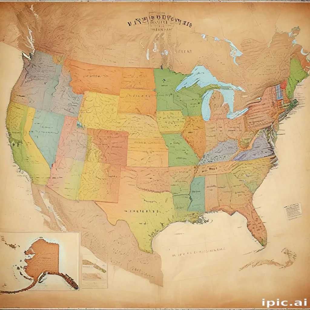 map united states