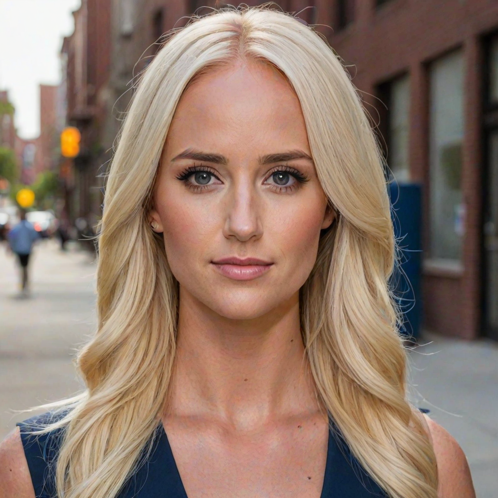closeup head and shoulders portrait,tomi lahren,woman,street,<lora:Tomi Lahren SDXL:0.9>,