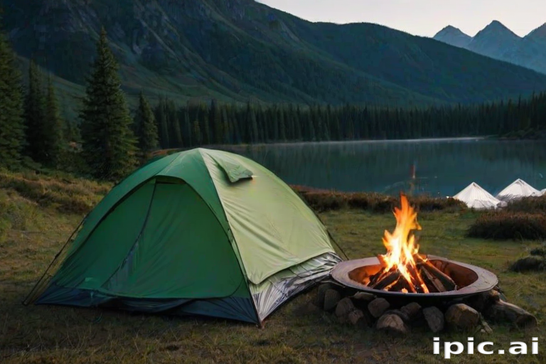 camping background pic