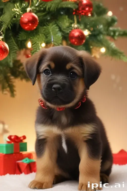 christmas puppy backgrounds