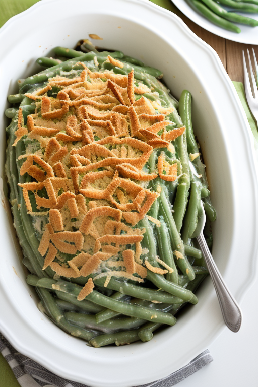 green bean casserole for two