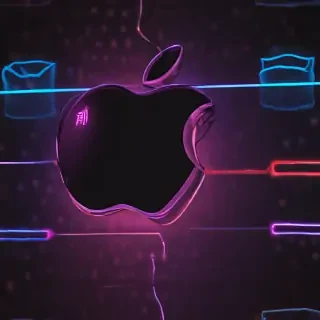 iphone neon wallpaper
