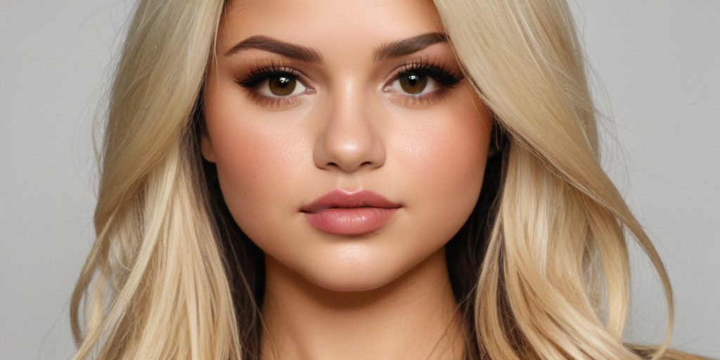 selena gomez as a blonde