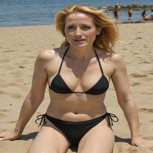 gillian anderson bikini pics