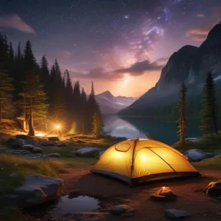 camping background pic