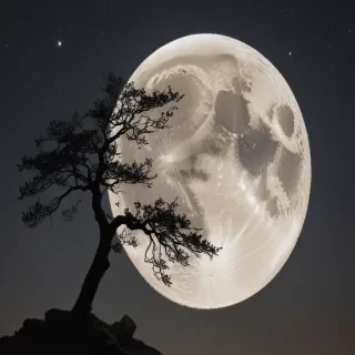 moon frawing