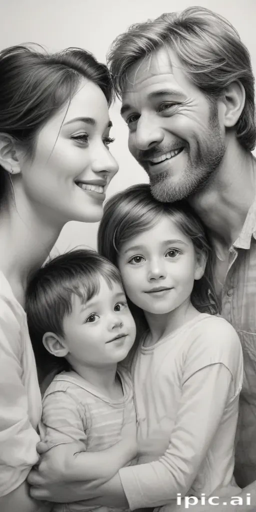 drawings of family