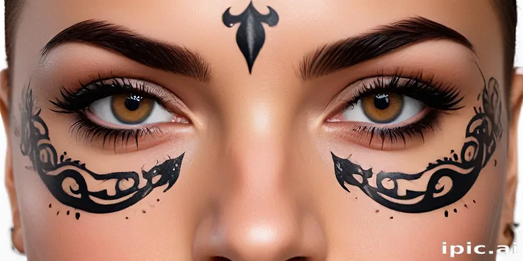 face tattoo png