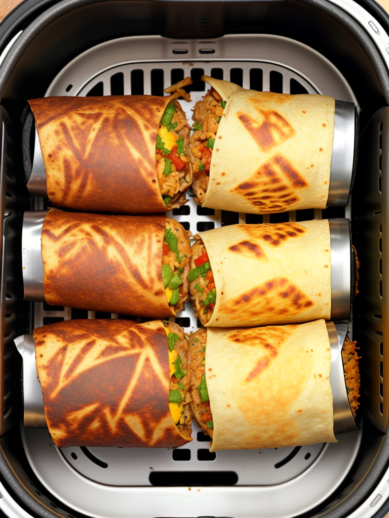 how to reheat burrito in air fryer