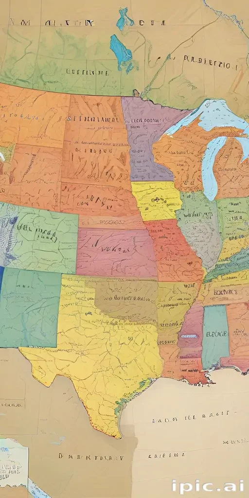 map of united states of america