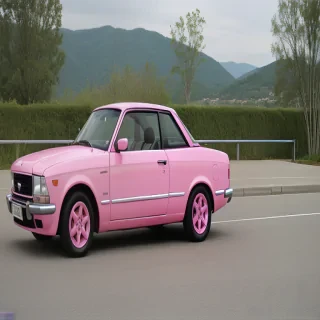 pink car png