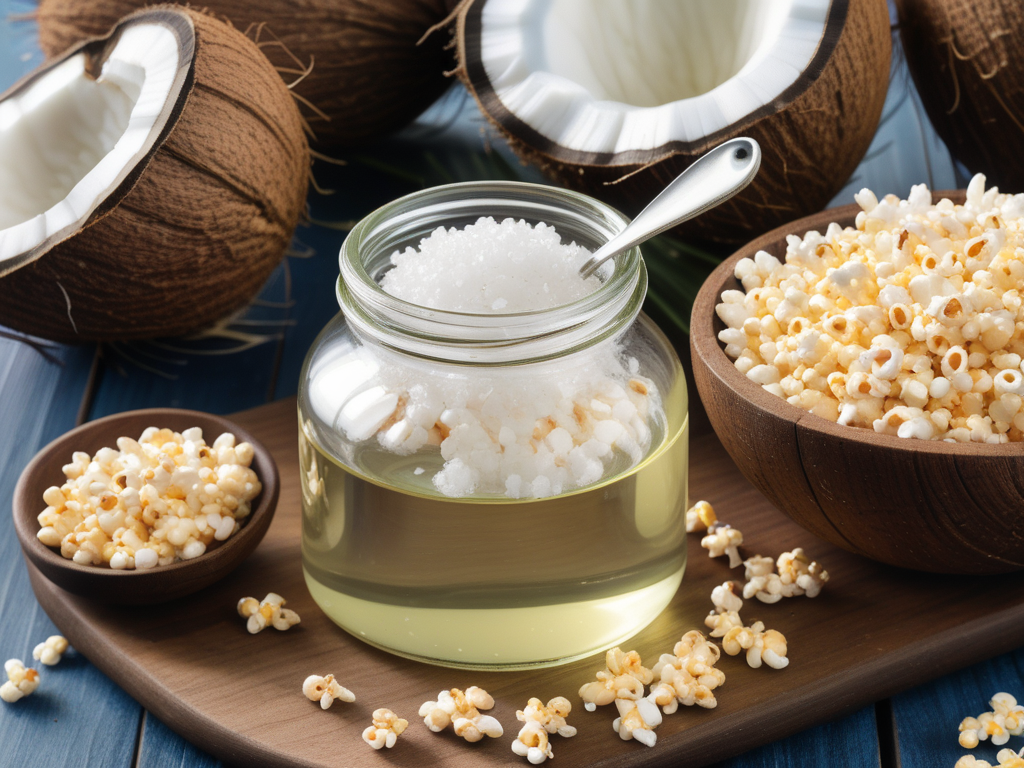 coconut oil for popping corn