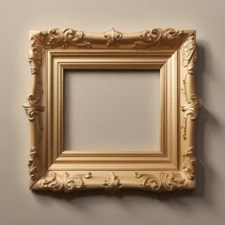 fancy gold frame