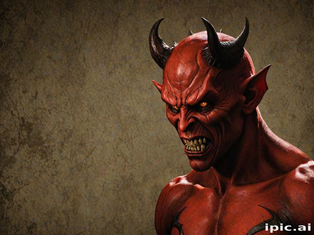 wallpaper of the devil