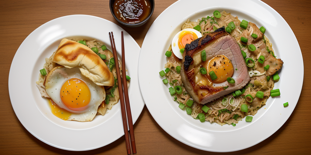 roast pork egg foo young