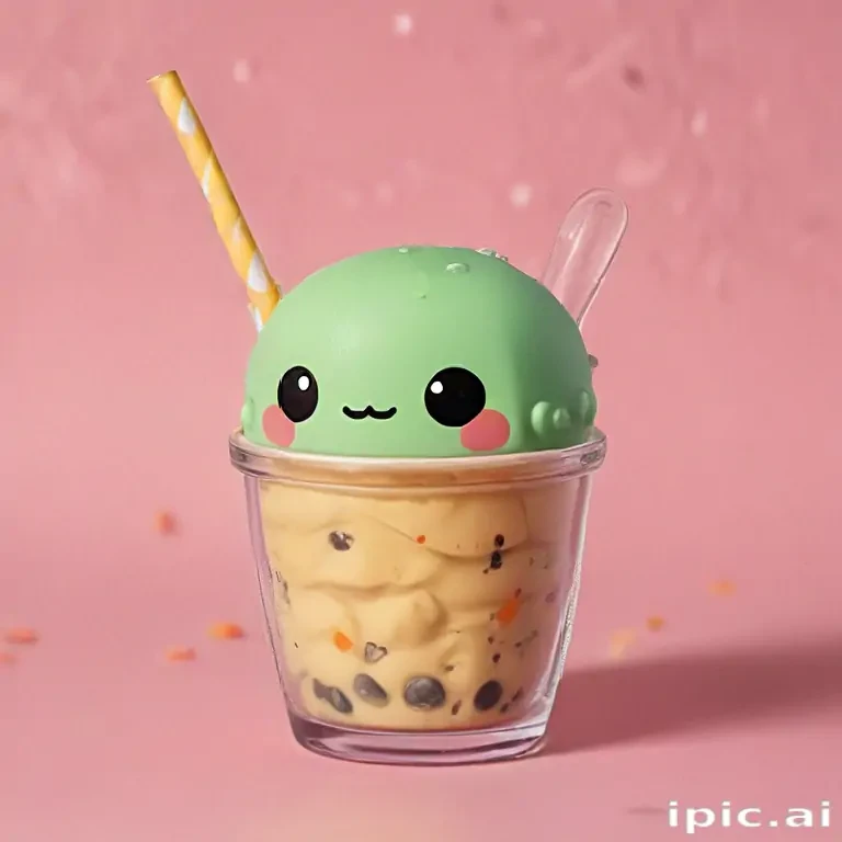 cute boba backgrounds