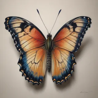 butterfly drawing picture