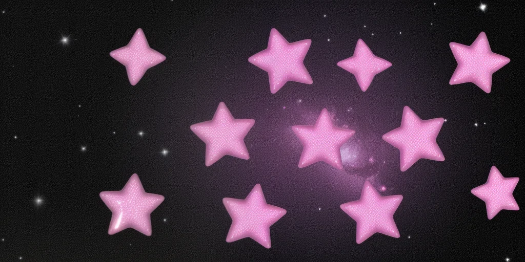 pink stars png