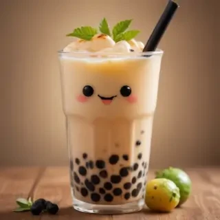 cute boba tea wallpapers