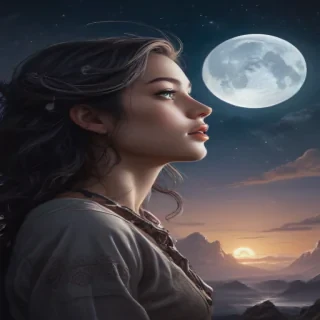 aesthetic moon drawings