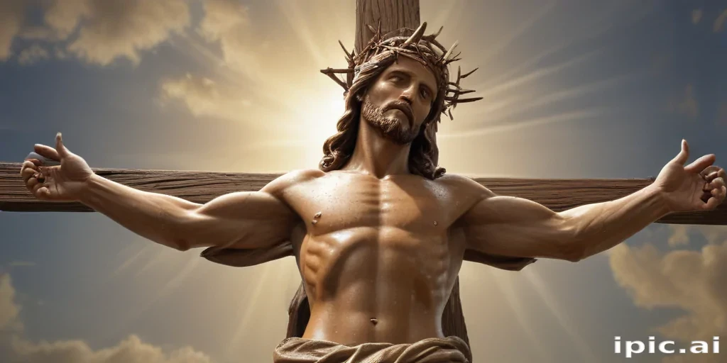 picture of jesus on cross