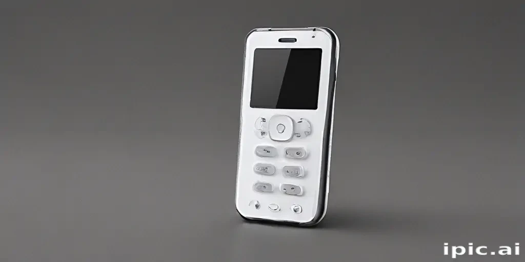 icon phone white