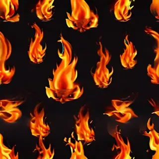 background with fire
