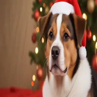 dog christmas backgrounds