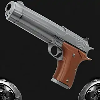 gun no background