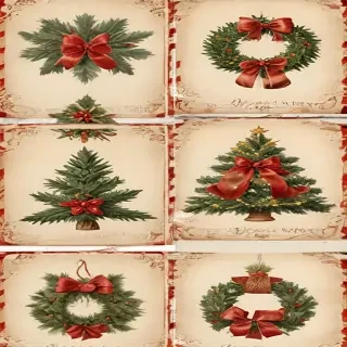 printable vintage christmas images