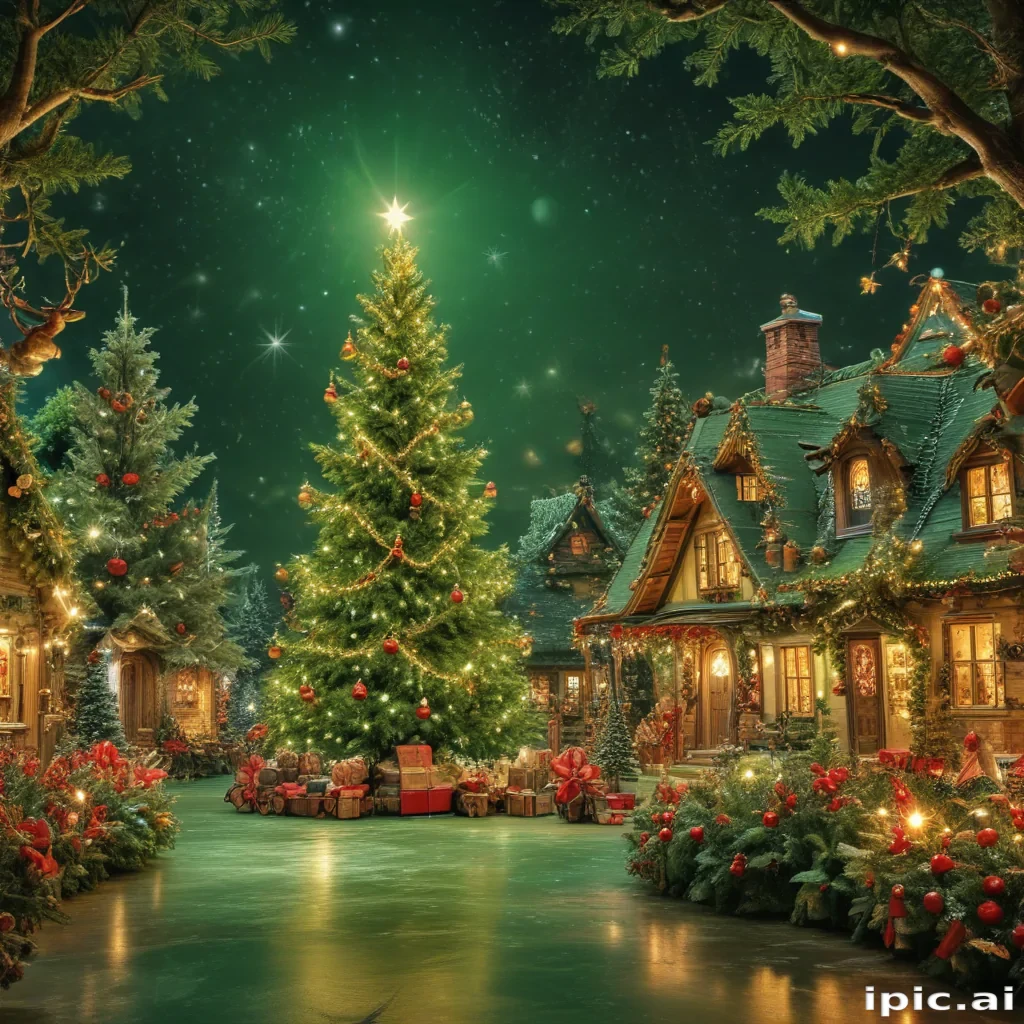 christmas wallpaper green