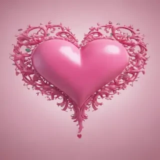 heart png pink