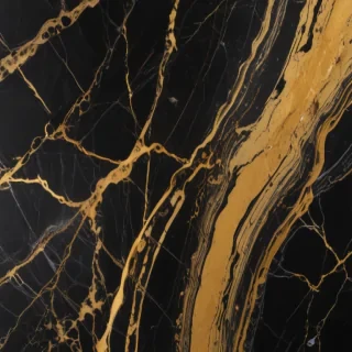 black and gold marble