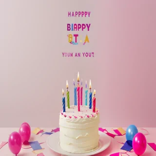 aesthetic birthday wallpaper