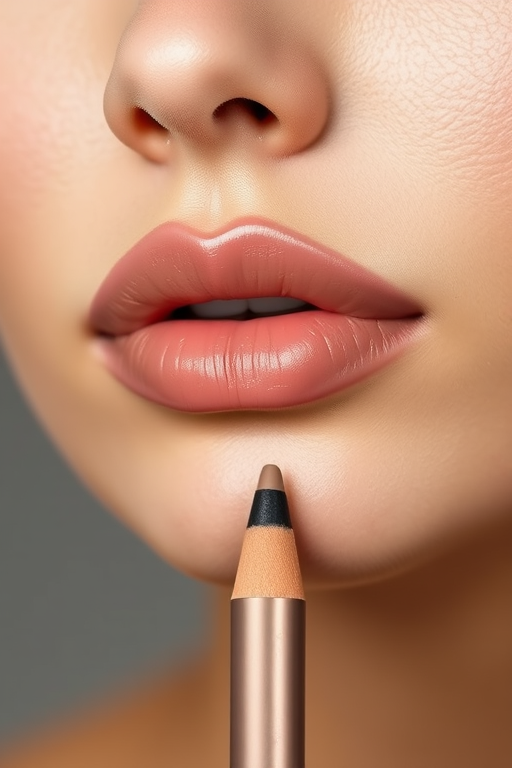 Sophisticated taupe "Nude Illusion" lip pencil defines and enhances natural lip contours with a creamy, long-wearing formula for a polished, everyday look