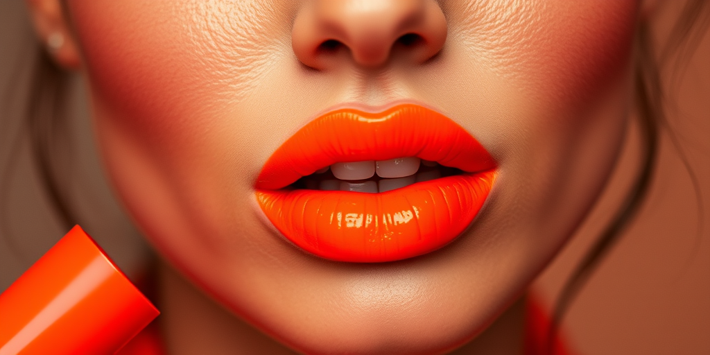 Electric Neon Tangerine lip color delivers a vibrant, attention-grabbing orange hue that brightens the complexion and adds a pop of color to any outfit